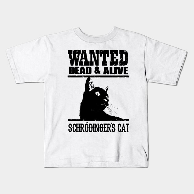 Schrodinger's Cat Kids T-Shirt by AbundanceSeed